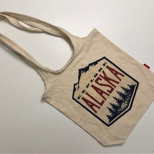 Del Sol Tote Bag Canvas Color Changing Explore Alaska Lightweight Travel Nautral